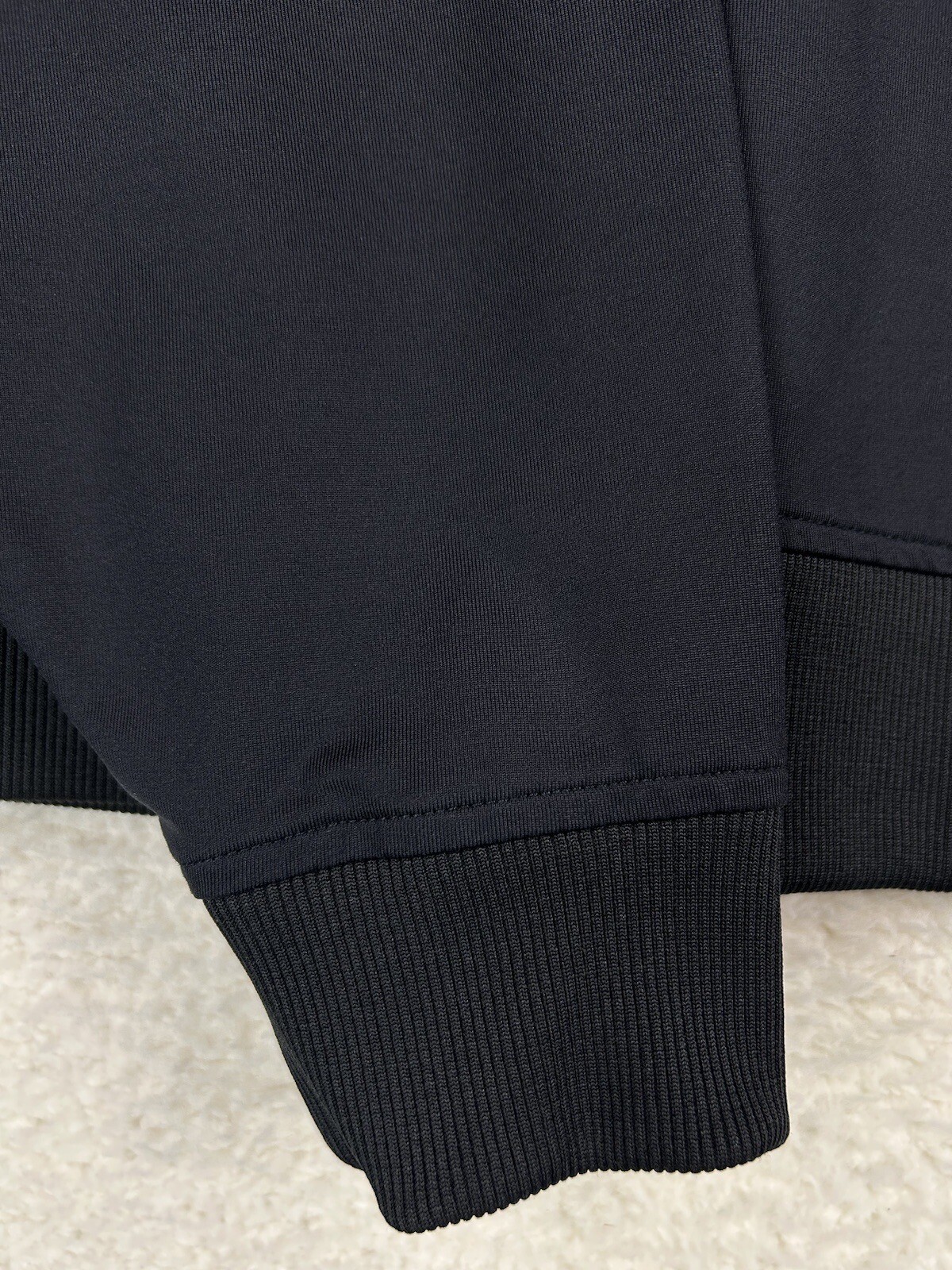 Footjoy Sweater Mens XL Black 1/4 Zip Pullover Long Sleeve Mock Neck