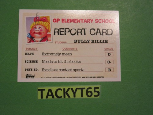 2020 GPK LATE TO SCHOOL SINGLE CARD(S) NEW YOU CHOOSE - Picture 70 of 80