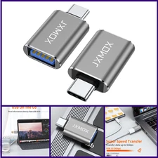 USB C to USB Adapter [2-Pack], Thunderbolt 3 to USB 3.0 OTG Adapter Compatible