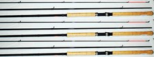 3 ea. JIMMY HOUSTON XTREME PERFORMANCE JIGGIN ROD CRAPPIE POLE 14' JHPSGP-143