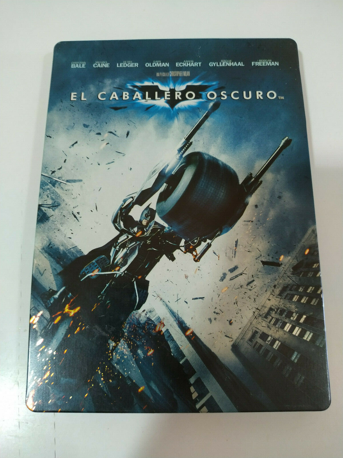 BATMAN The Dark Knight Christopher Nolan 2X DVD Steelbook Español English