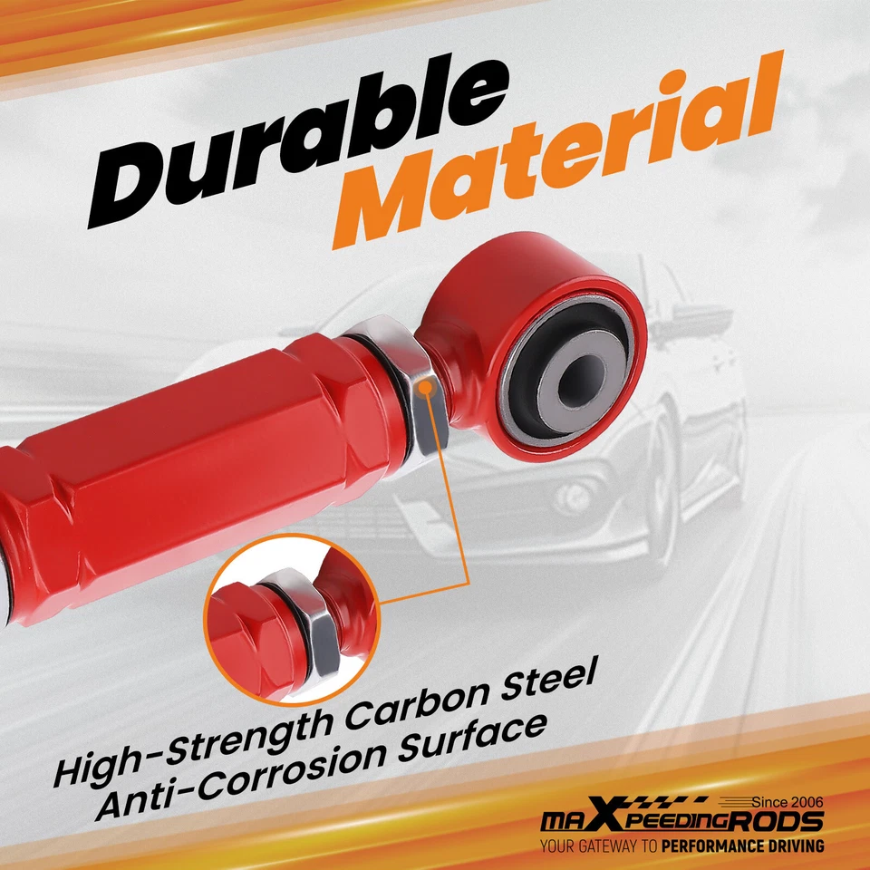 Kit de brazo de puntera inclinable trasero ajustable para Honda CRX 1988-1991 Del Sol 1993-1997 Foto 2 de 4