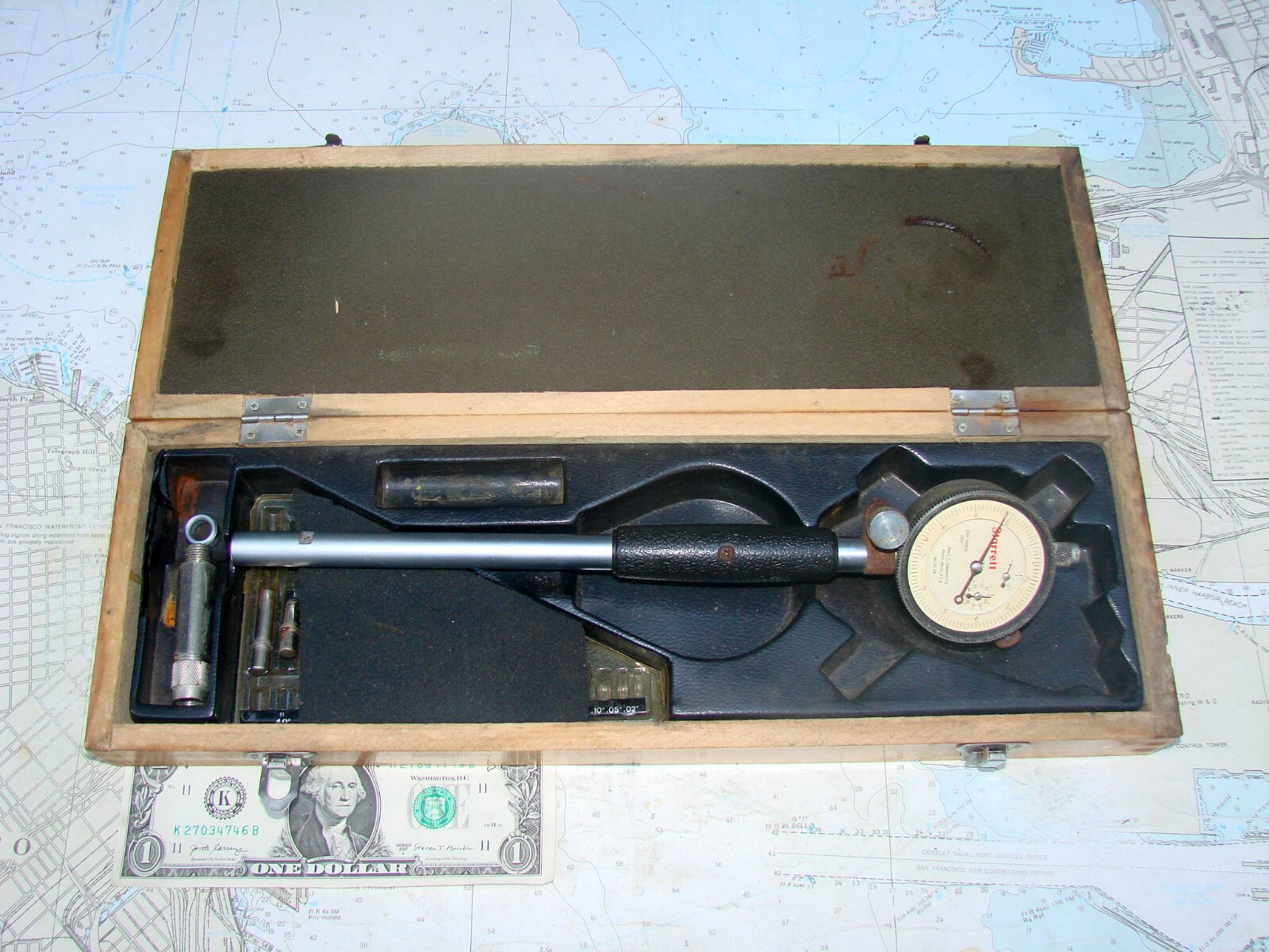 Starrett DIAL BORE GAUGE w'CASE24 PhotosESTATELK !! eBay