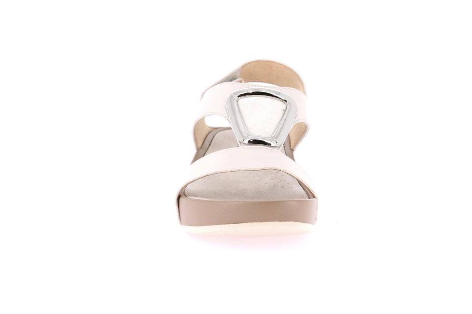 Sandali comfort donna Grunland modello Dira beige - Immagine 2 di 4