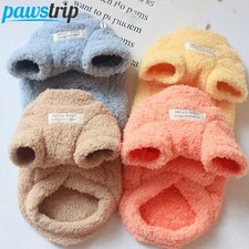 Pet Dog Warm Coat Fleece Jacket Jumper Sweater Winter Clothes Puppy Vest Outfits