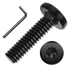 1/4-20 X 1(25 Pack) Flat Head Hex Socket Cap Screws Bolts,  Allen Hex Drive, Ful