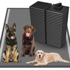 36"x36" Activated Charcoal Pee Pads for Dogs , 32 Count, Extra Large, Super A...