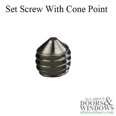 Stainless Steel M6x6mm Cone Point Set Screw DIN 914 A2