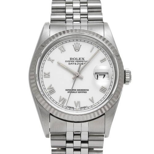ROLEX Datejust 36 16234 white WATCH 729581