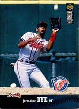 Jermaine Dye Atlanta Braves 28 Upper Deck 1997 Baseball Card