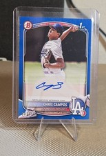2025 Bowman - Paper Prospect Retail Autographs Chris Campos #BPA-CHC Blue...