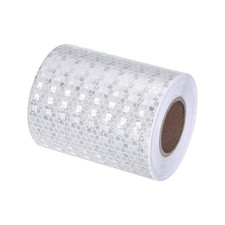 Reflective Tape 4" x 33 Ft Waterproof High Visibility Safety Tape White