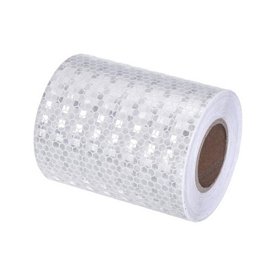 Reflective Tape 4'' x 33 Ft Waterproof High Visibility Safety Tape White