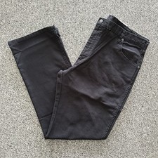 Dickies Dungaree Jeans Black Men  s Size 38 x 32 Regular Straight Flex Workwear