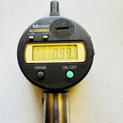 Mitutoyo ABSOLUTE Electronic Digital Indicator Gauge w/ Origin & On/Off Buttons