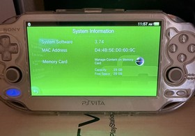 Sony Playstation Vita (White) Pch-1001 (CiB) w/ Sony 32gb Memory Card