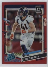 2023 Panini Donruss Optic Rated Rookie Red Prizm 37/99 Drew Sanders #230 yj7