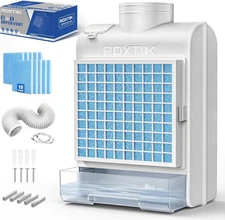 3-In-1 Indoor Dryer Vent Kit, 10 Pcs Polyester Filters for 4 Layer Purification