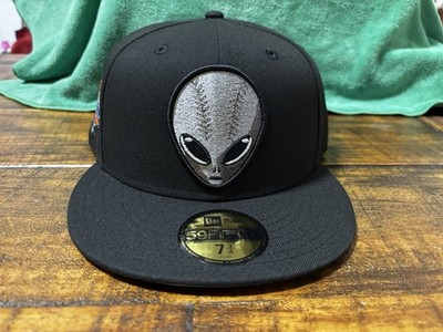 Hat Club Las Vegas 5ls Silver Alien Edition Black New Era Fitted 7 3/4 Gray UV