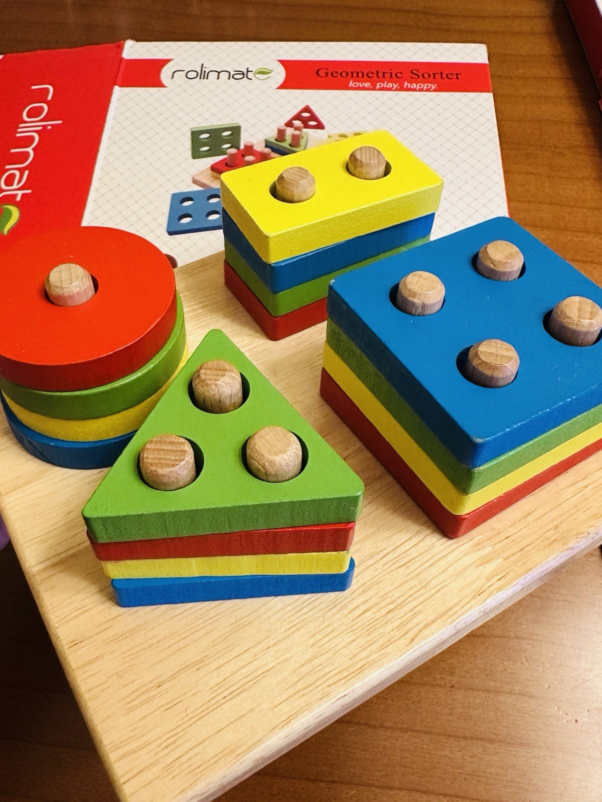 2 Giochi Bambini 2/3 Anni Sensoriali Giocattoli Educativi - Sorter - Pesci foto 5