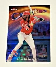 2025 Topps Finest - Creators Elly De La Cruz #C-17 Sky Blue Refractor /150