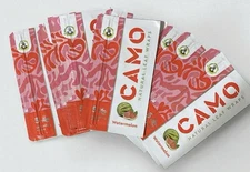 12 pouches of 5 CAMO Self-Rolling Natural Leaf Wraps WATERMELON Flavor