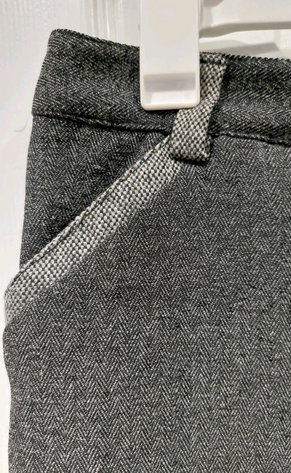Ladies XS Womens BDG Grey Herringbone Shorts Side Stripe Urban Outfitters Summer - Image 3 of 4