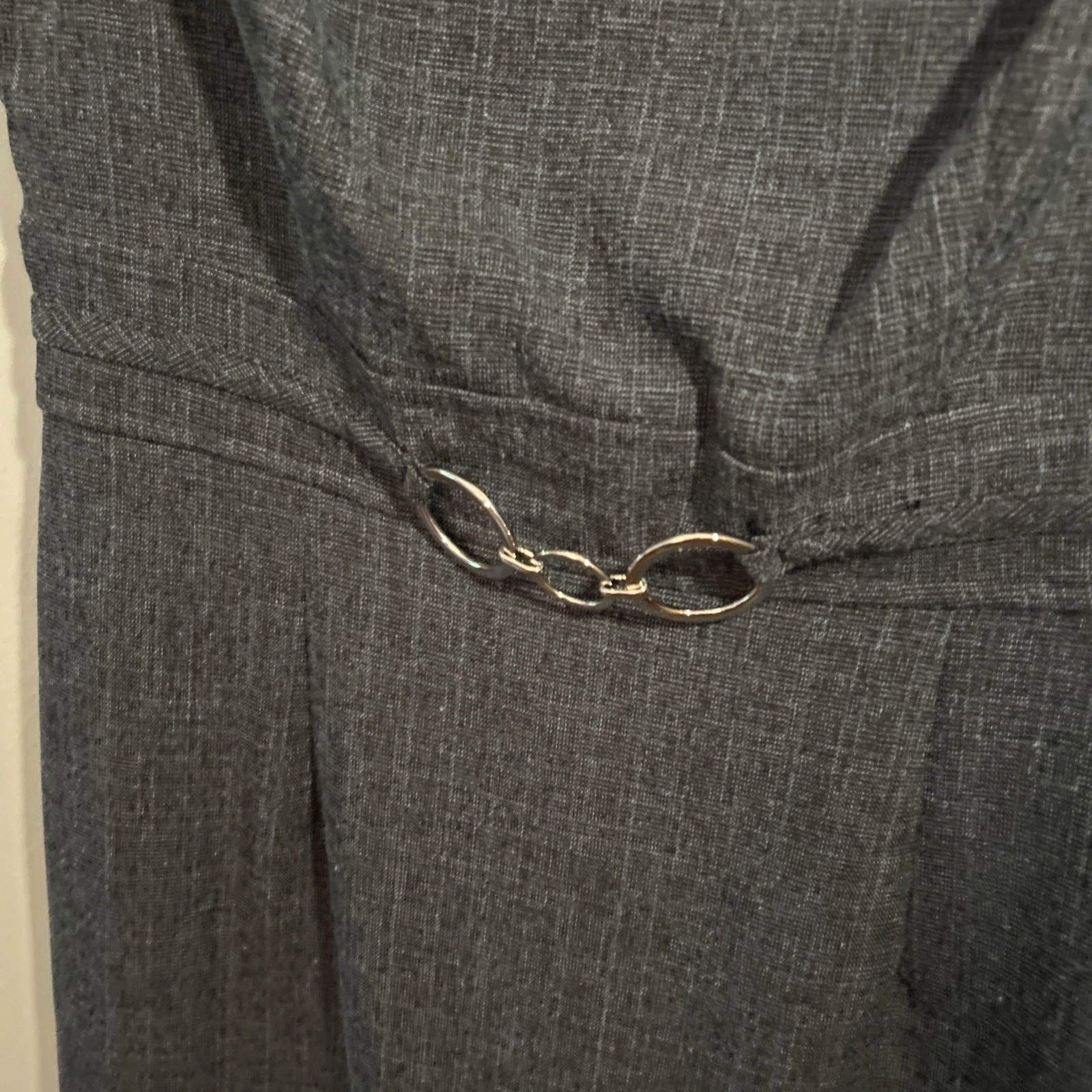 VETEMENTS Connected Apparel abito tubino blu senza maniche elasticizzato dec vita tg 10