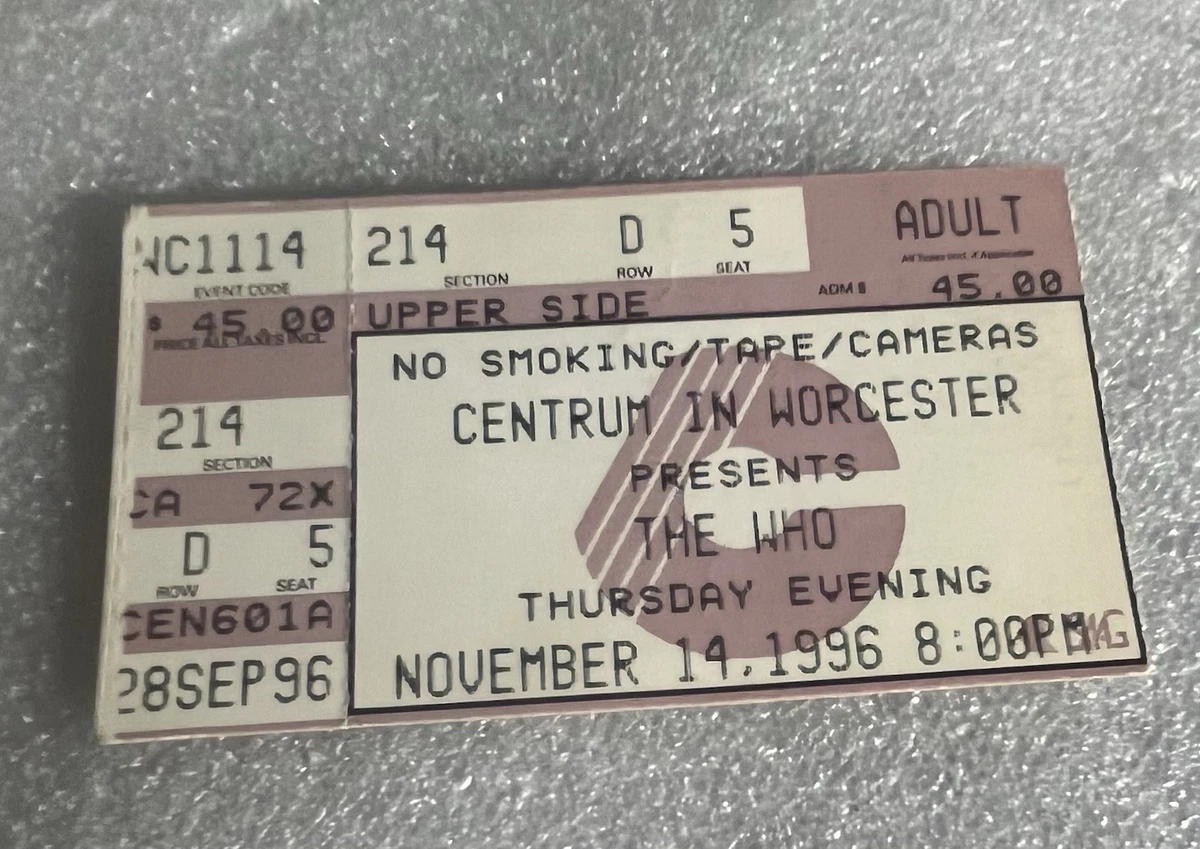 The Who Concert Memorabilia for sale | eBay