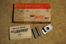 Vintage Dot Snappers Kit with Box and Instructions ART #650 John Dritz & Sons