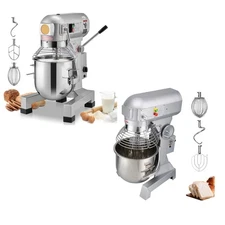 10/15/20/30 QT Commercial Food Dough Mixer 3-Speed Stand Electric Dough Mixer