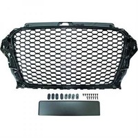 KüHlergrill KüHlergitter Schwarz FüR Audi A3 Sportback 8VA 8VF