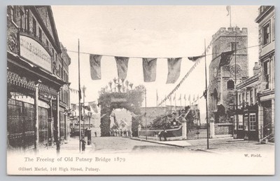 Putney Old Bridge Freeing 1879; Historic Event Commemoration; Gilbert Marlet