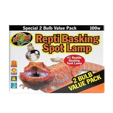 Zoo Med - Bulb BASKING SPOT 100W 2PK 1, Silver