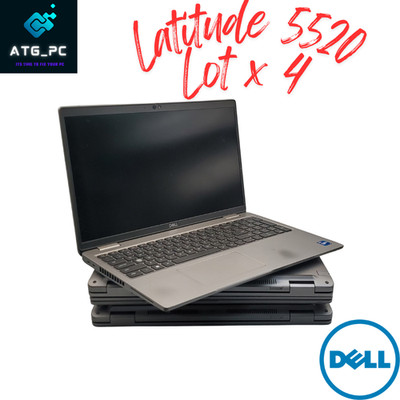 Lot x 4 Dell Latitude 5520 Laptop Intel Core i7-11th Gen No SSD/RAM/BIOs Lock