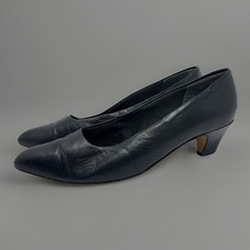 Vintage Womens shoe, Naturalizerz, sz 11, Dark blue, Heel - Yadira Moonstone