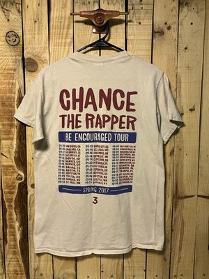 Chance The Rapper Be Encouraged Tour Spring 2017 Courage 3 Tan Shirt Mens Medium