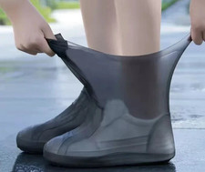 Silicone Waterproof Shoe Covers Reusable Non-Slip Rain Boot Overshoes