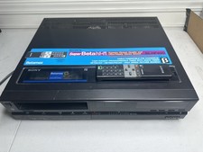 Sony SL-HF400 Hi-Fi Stereo Super BetaMax VCR Vintage W/Remote UNTESTED