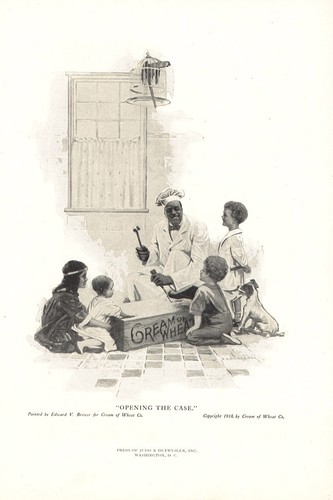 1918 Cream of Wheat: Opening the Case Vintage Print Ad