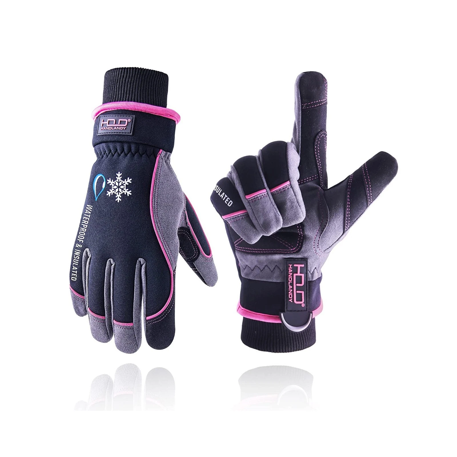 HANDLANDY Waterproof Insulated Work Gloves,Winter Gloves
Opens in a new window or tab