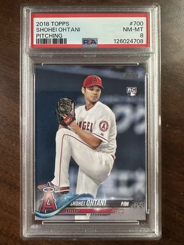 2018 Topps Series 2 Shohei Ohtani #700 - Pitching PSA 8 RC Rookie Angels