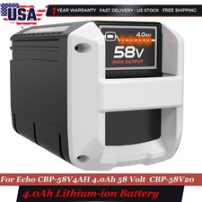 1PACK 58V 4.0Ah Battery For Echo 58 Volt Lithium-ion CBP-58V40 CBP-58V20 CPH-58V