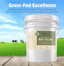 Stellar - Beef Tallow - 100% Grass-Fed & Finished - Good for Cooking Baking a...