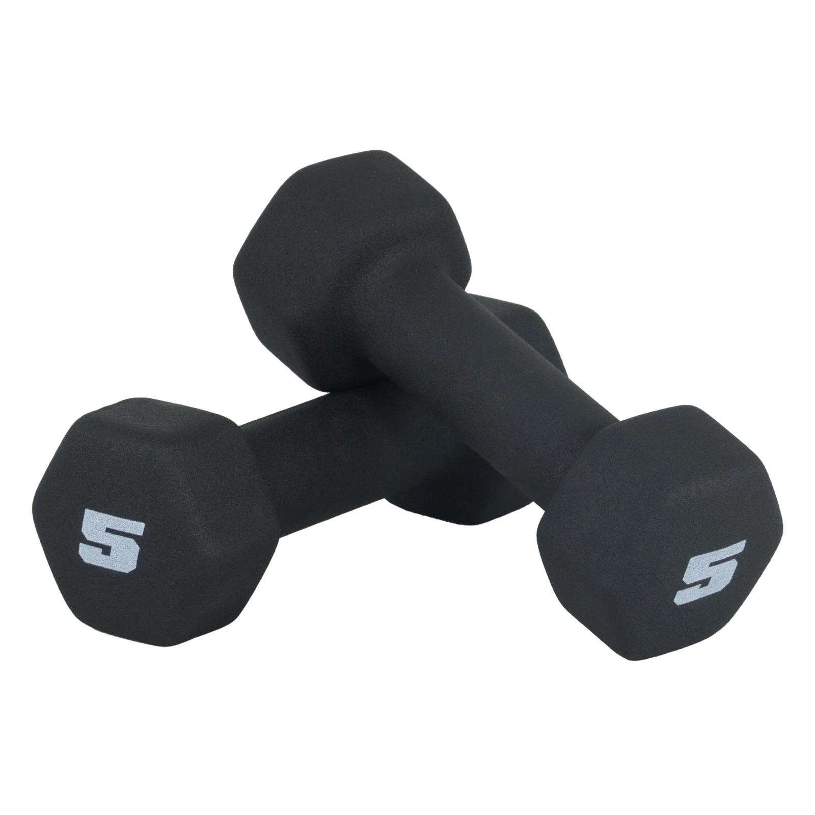 CAP Barbell 5 LB Neoprene Dumbbell Hand Weights - Pair | Black
Opens in a new window or tab