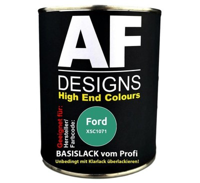 500ml Autolack für Ford XSC1071 Aquarius Green Metallic  Autolack Spritzfertig