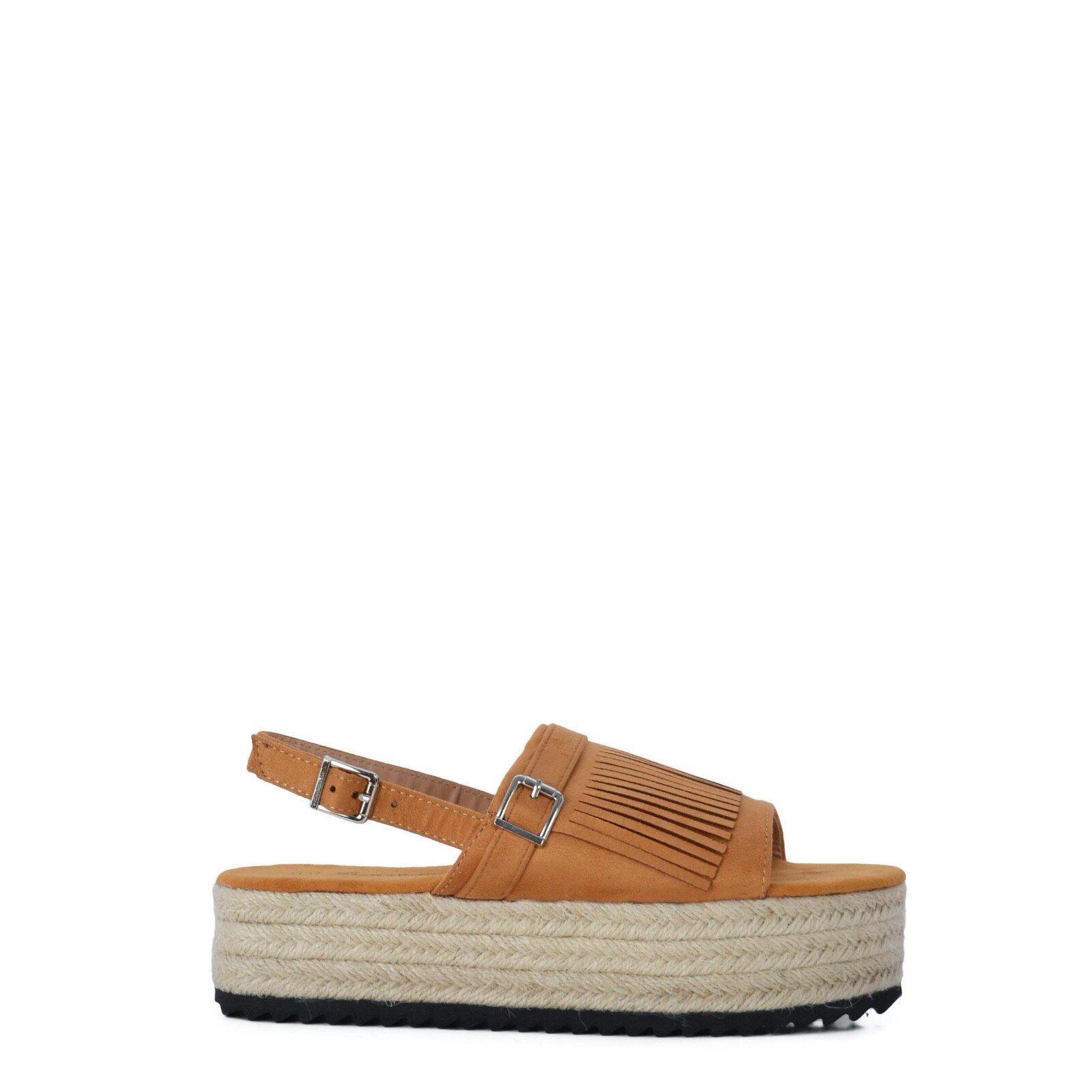 Sandalias de Mujer Plataforma y Yute color Camel Verano 2020