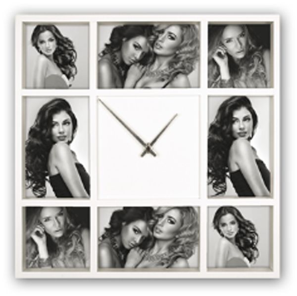 ZEP FC88 SAVONA OROLOGIO PARETE WOOD CLOCK FRAME (36,5X36,5) 8 PHOTOS