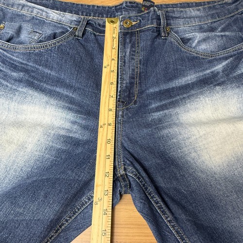 Buffalo David Bitton Jeans Mens 44 X 30 Blue Cotton Zip Fly Pockets Straight Leg - Picture 8 of 12