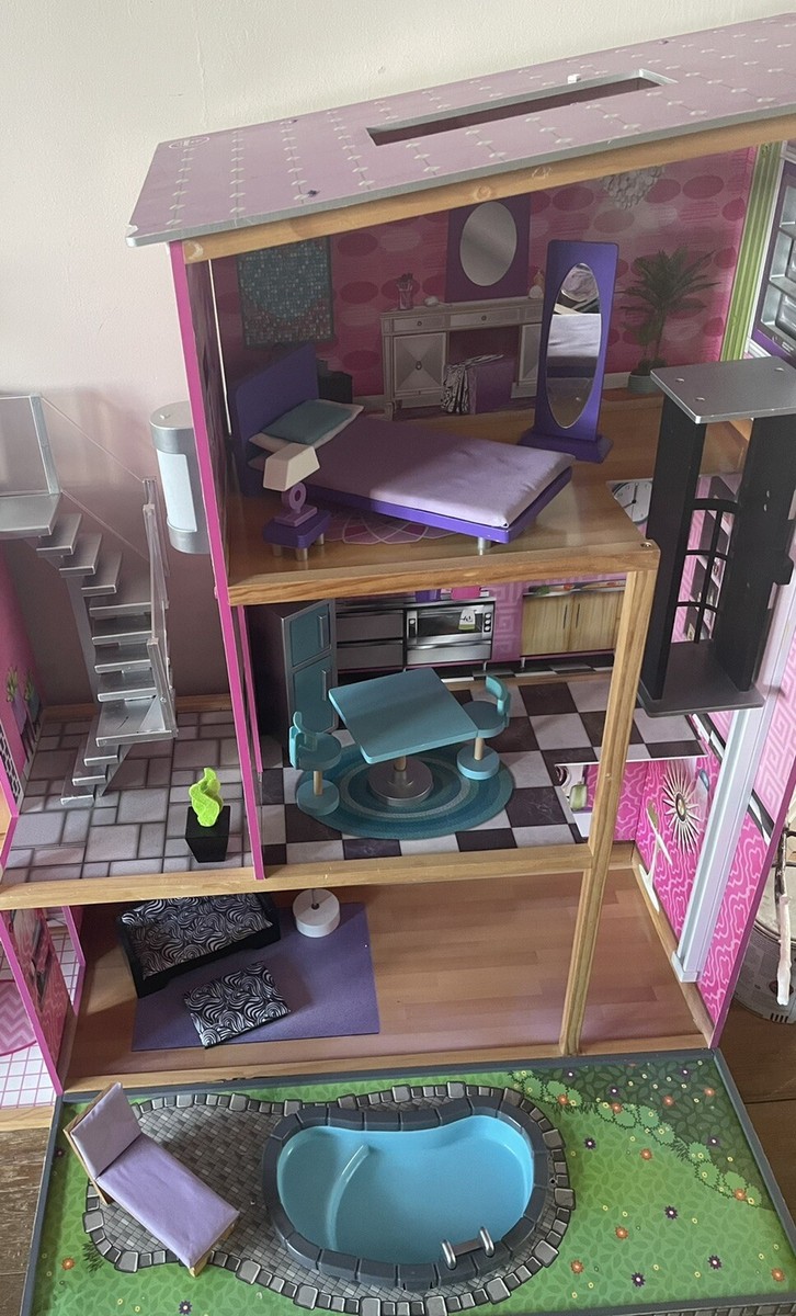 Kidkraft Uptown Wooden Dollhouse KidKraft 65833 Uptown Dollhouse